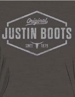 Justin Brands T-Shirt J-G3228 Hexagon Justin