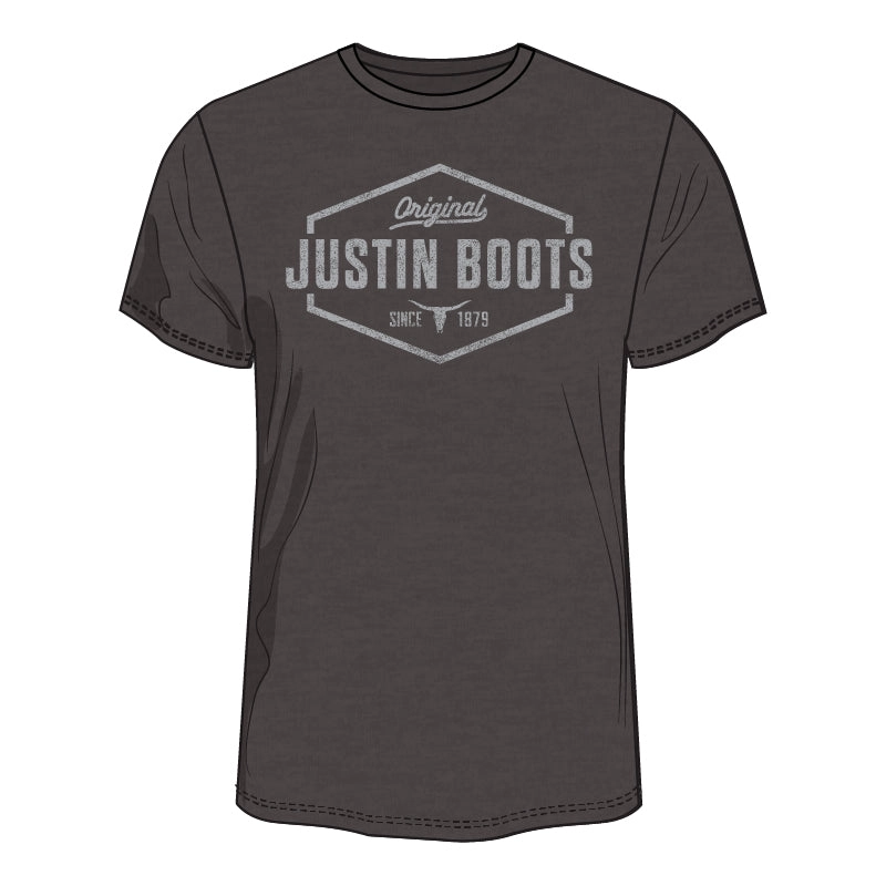 Justin Brands T-Shirt J-G3228 Hexagon Justin