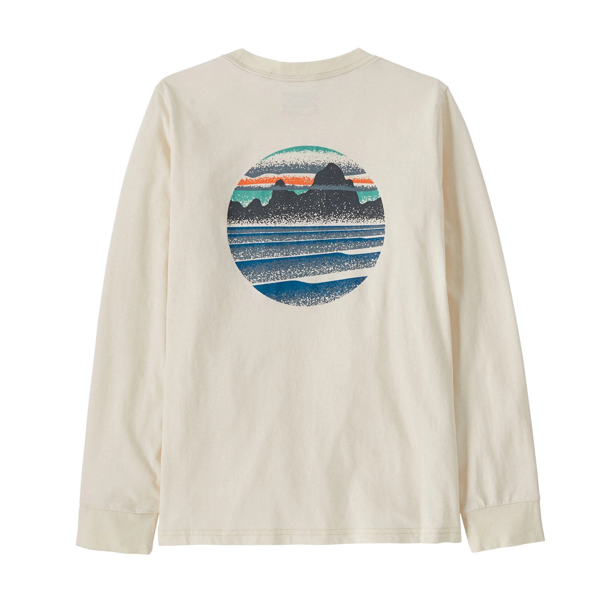 Kids' Long-Sleeved Skyline Stencil T-Shirt