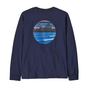 Kids' Long-Sleeved Skyline Stencil T-Shirt