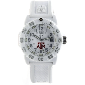 Luminox Women's Watch - Navy Seal Colormark Texas A&M White Strap | XS.7057.WO.TAM