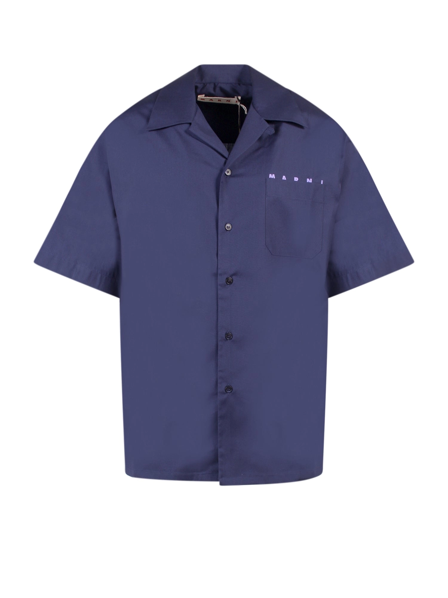 Marni Chest Patch Pocket Short-Sleeved Shirt