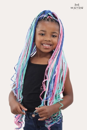 MAYDE 6X BRAID NATION PRE-STRETCHED KIDS BRAID 18" (FULL LENGTH 36")
