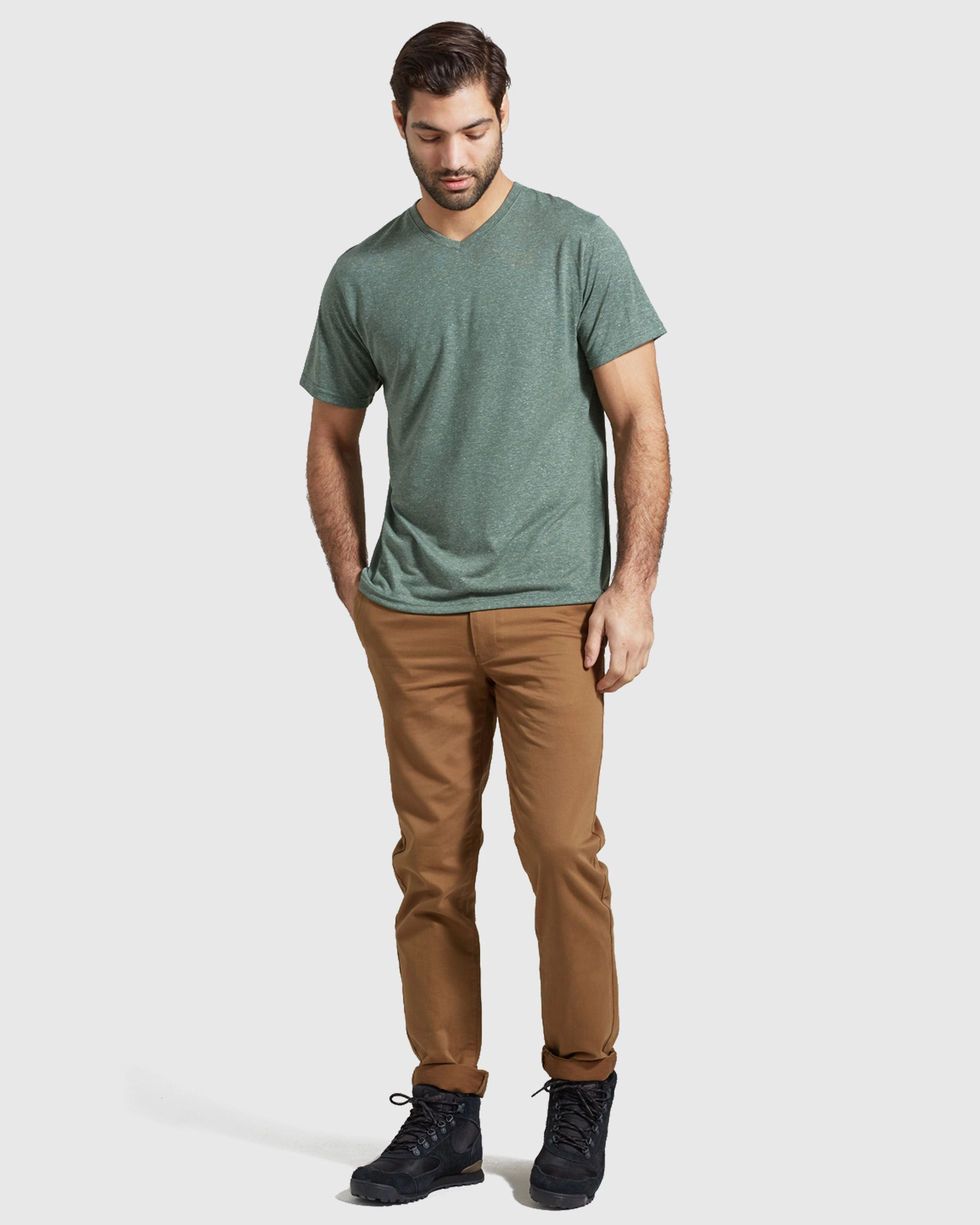 Men's EcoKnit™ V-Neck Tee