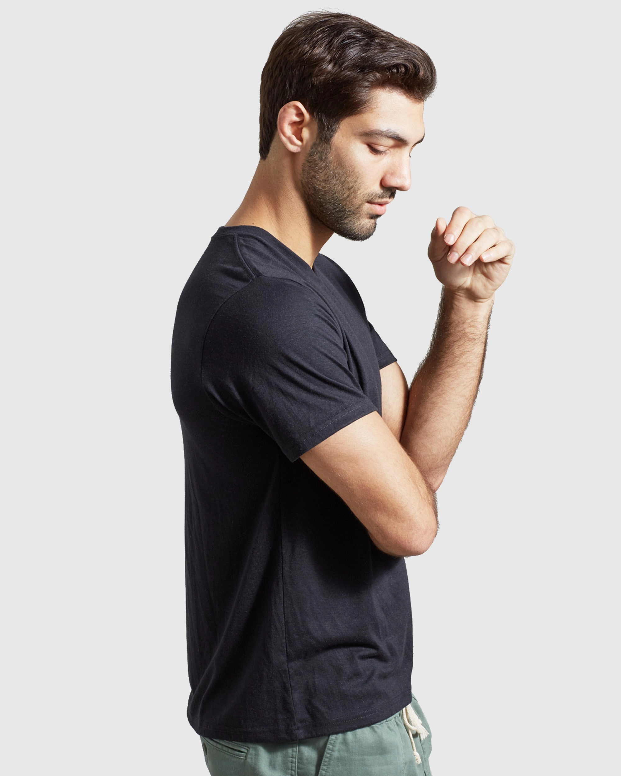 Men's EcoKnit™ V-Neck Tee