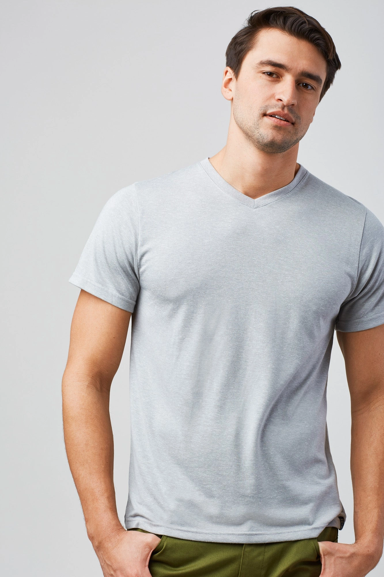 Men's EcoKnit™ V-Neck Tee