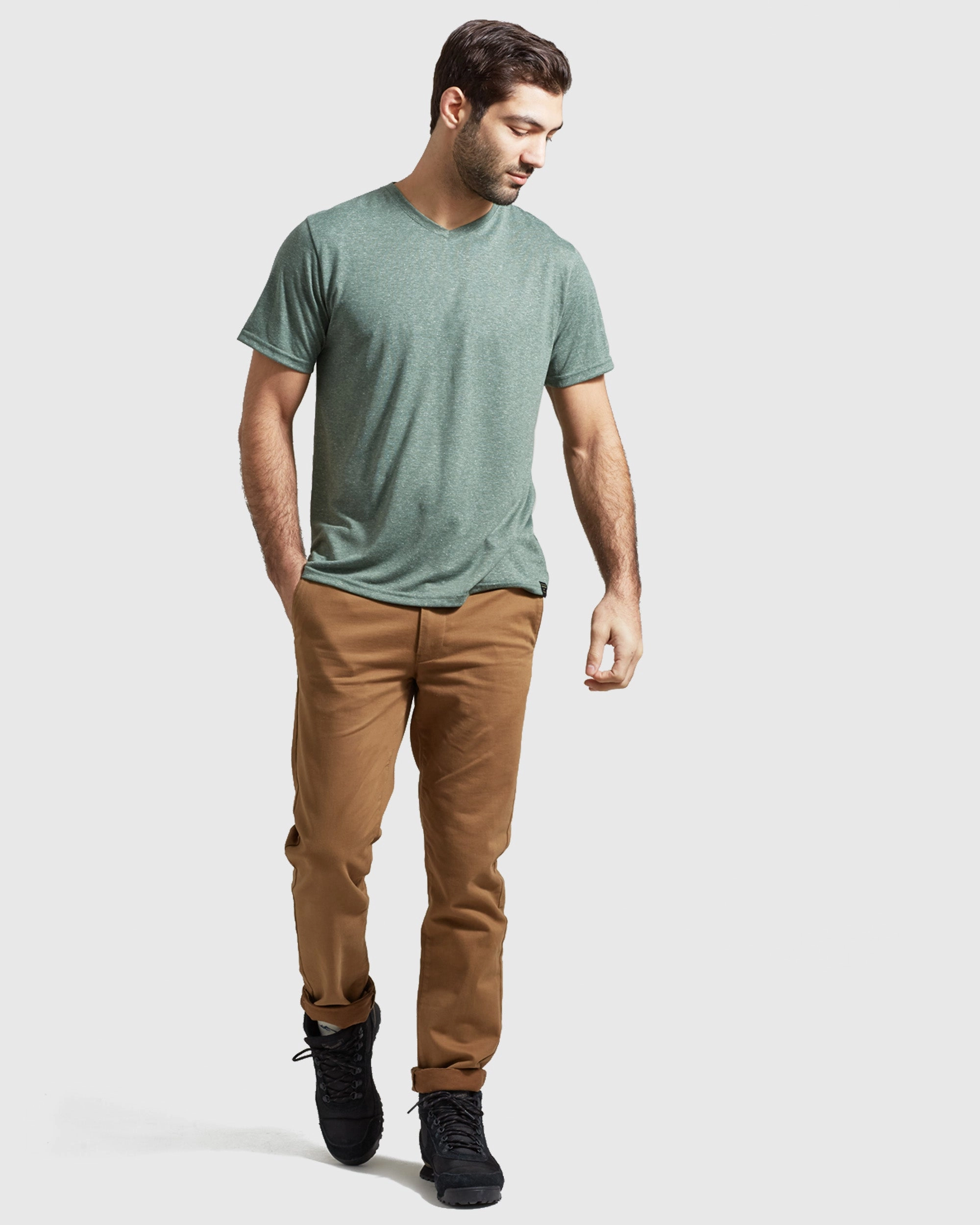 Men's EcoKnit™ V-Neck Tee