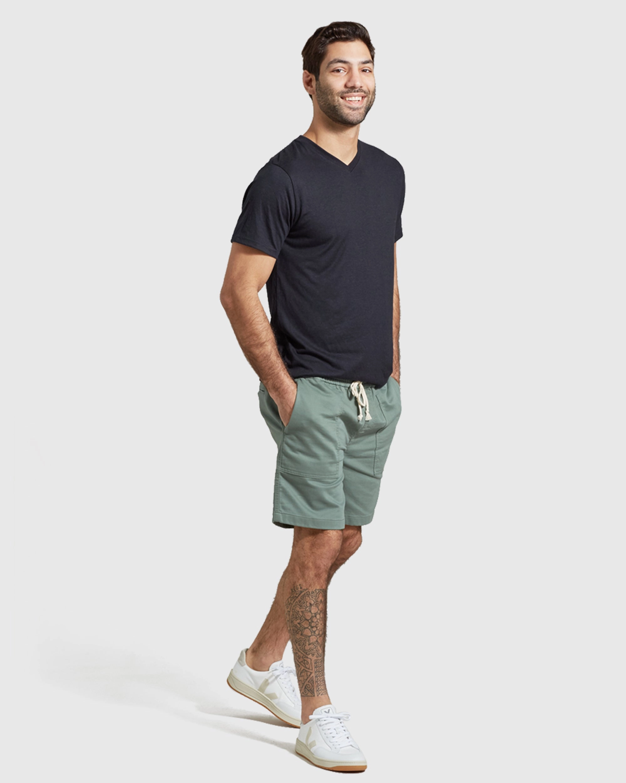 Men's EcoKnit™ V-Neck Tee