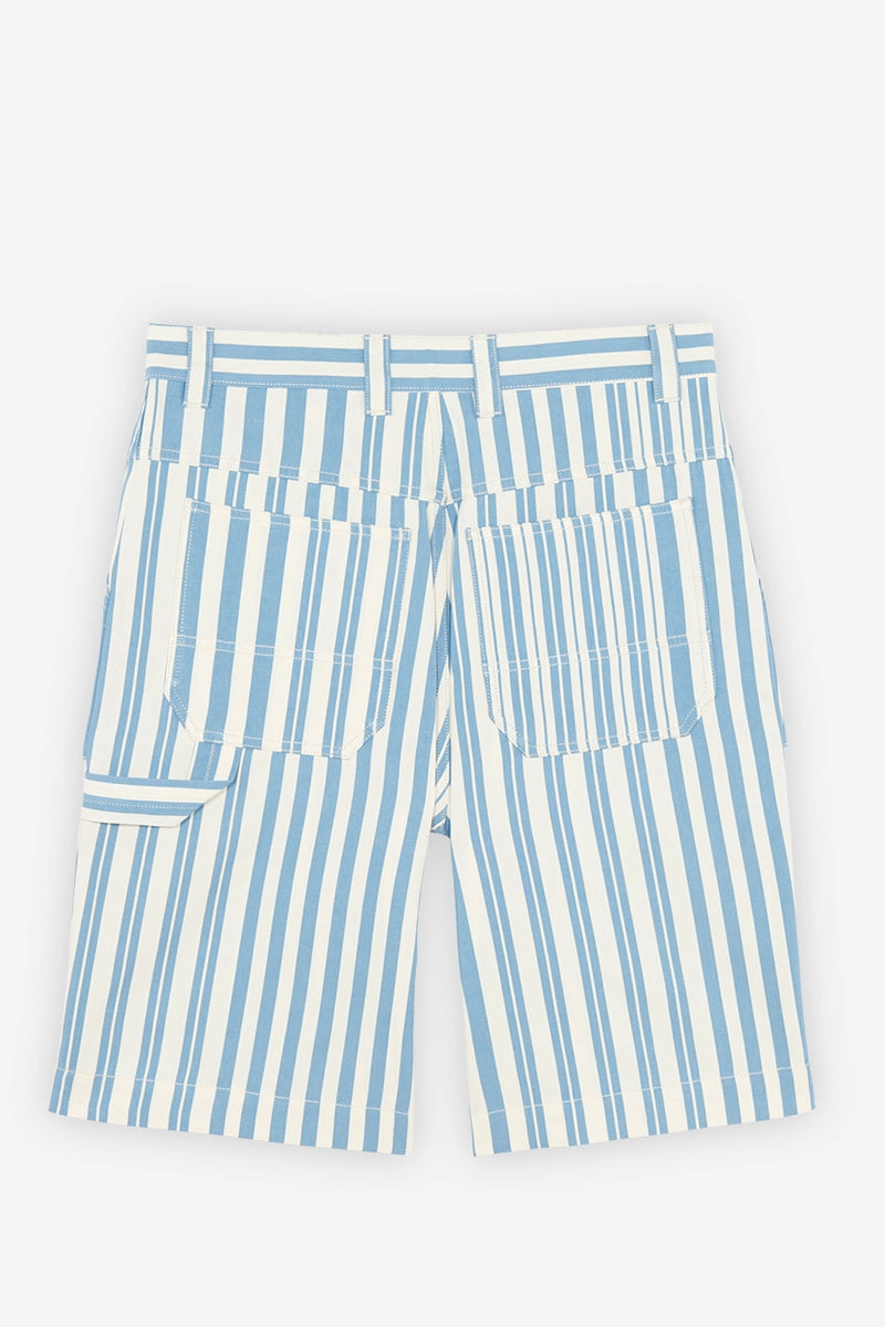MEN'S OUTDOOR BERMUDA SKY BLUE STRIPES