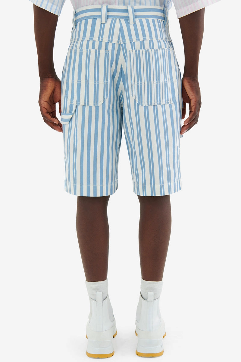 MEN'S OUTDOOR BERMUDA SKY BLUE STRIPES