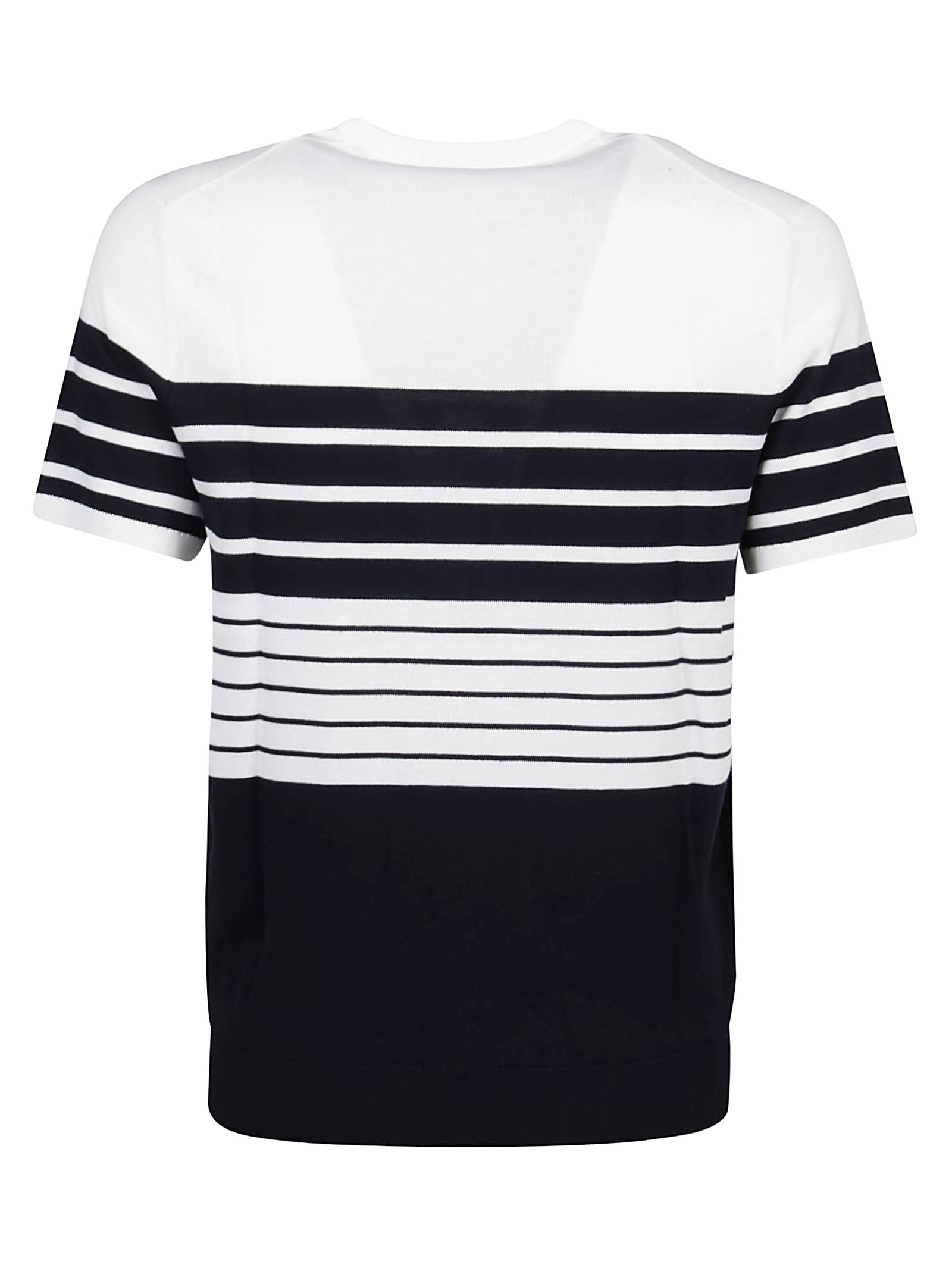 Michael Kors Collection Striped Crewneck T-Shirt