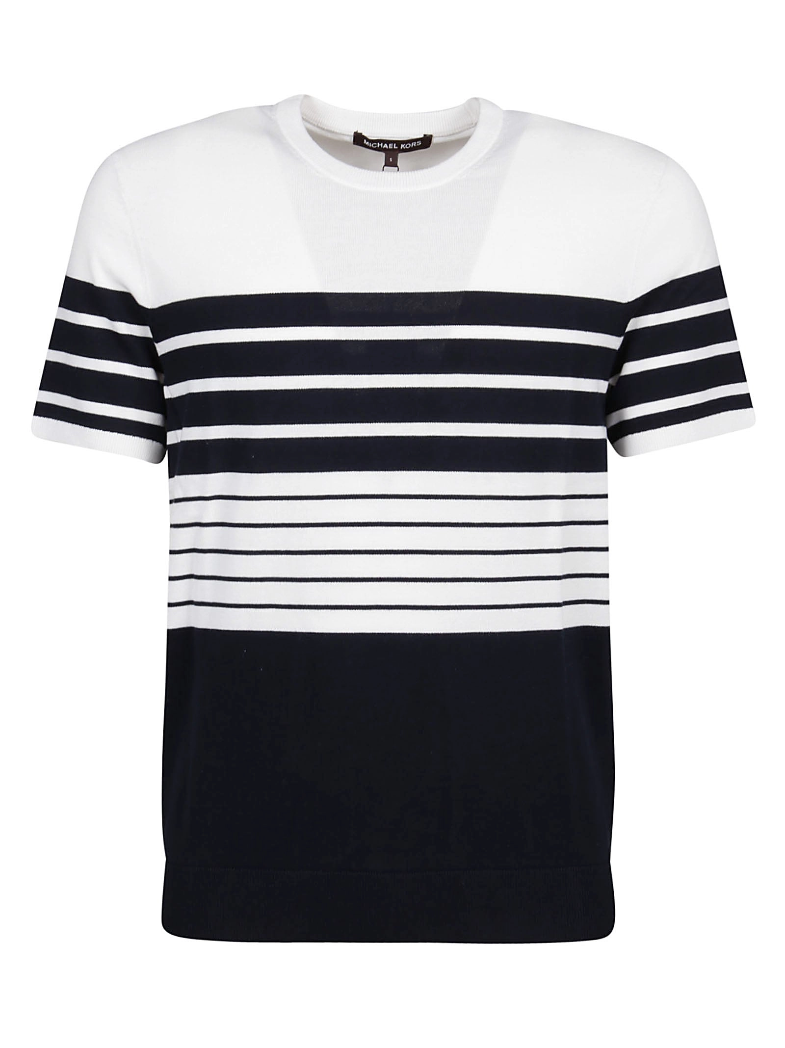Michael Kors Collection Striped Crewneck T-Shirt