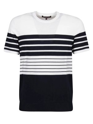 Michael Kors Collection Striped Crewneck T-Shirt