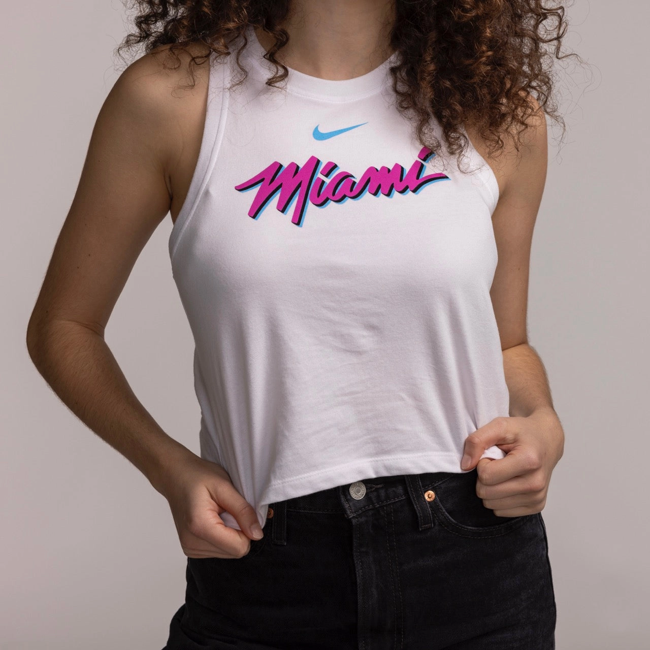 Nike Miami HEAT Original Vice Women's Cropped Tank Top