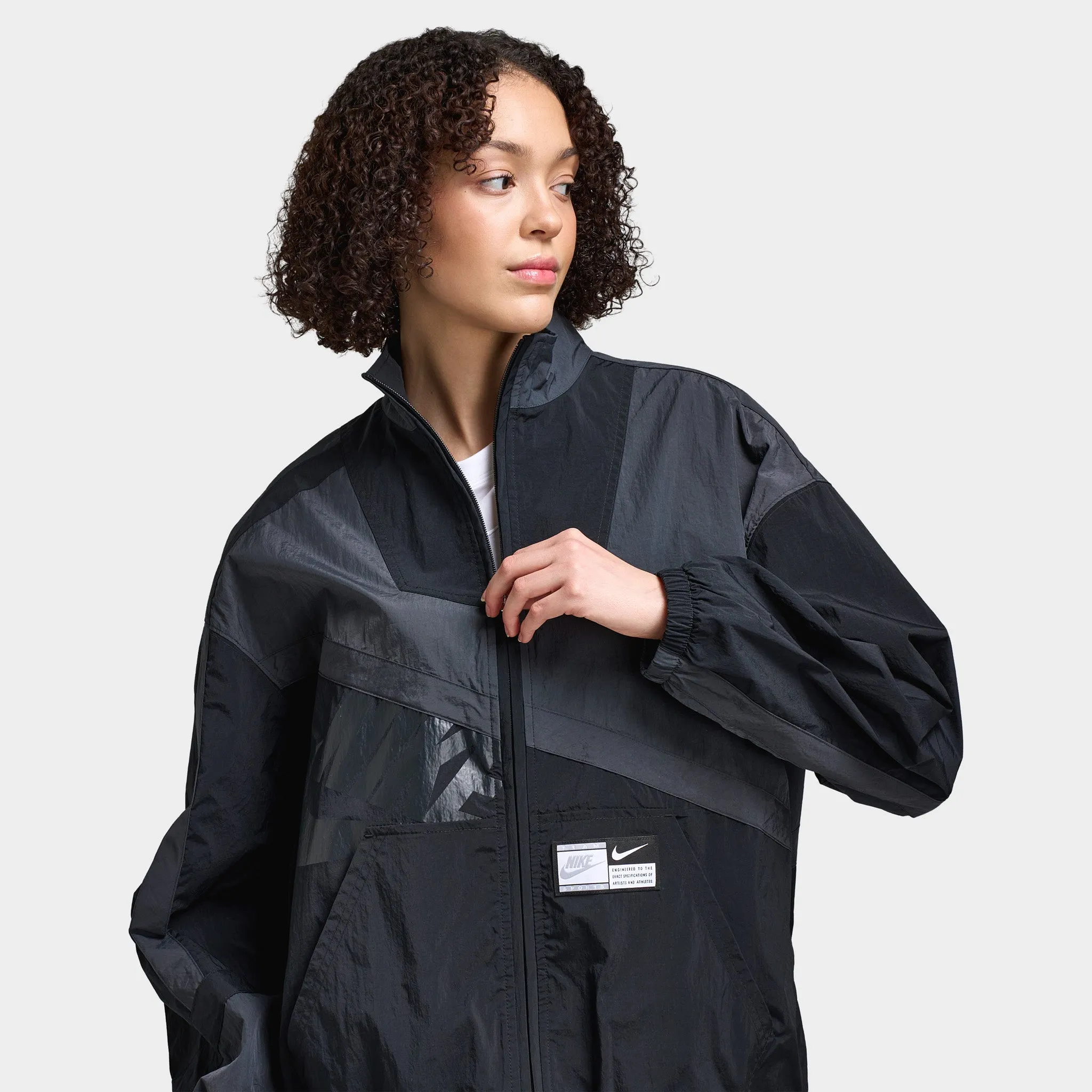 Nike Sportswear Street Women's Woven Jacket Anthracite / Black - Black