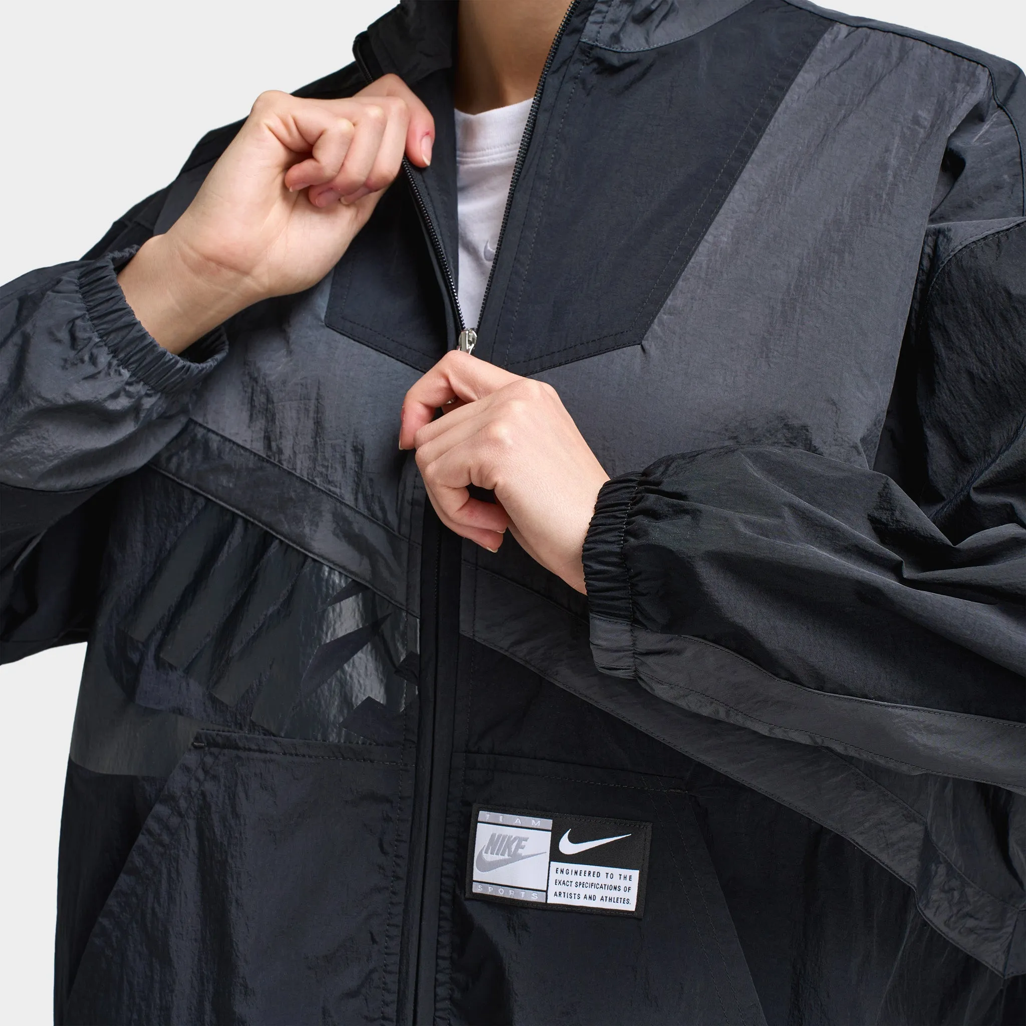 Nike Sportswear Street Women's Woven Jacket Anthracite / Black - Black
