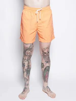 Orange swim shorts