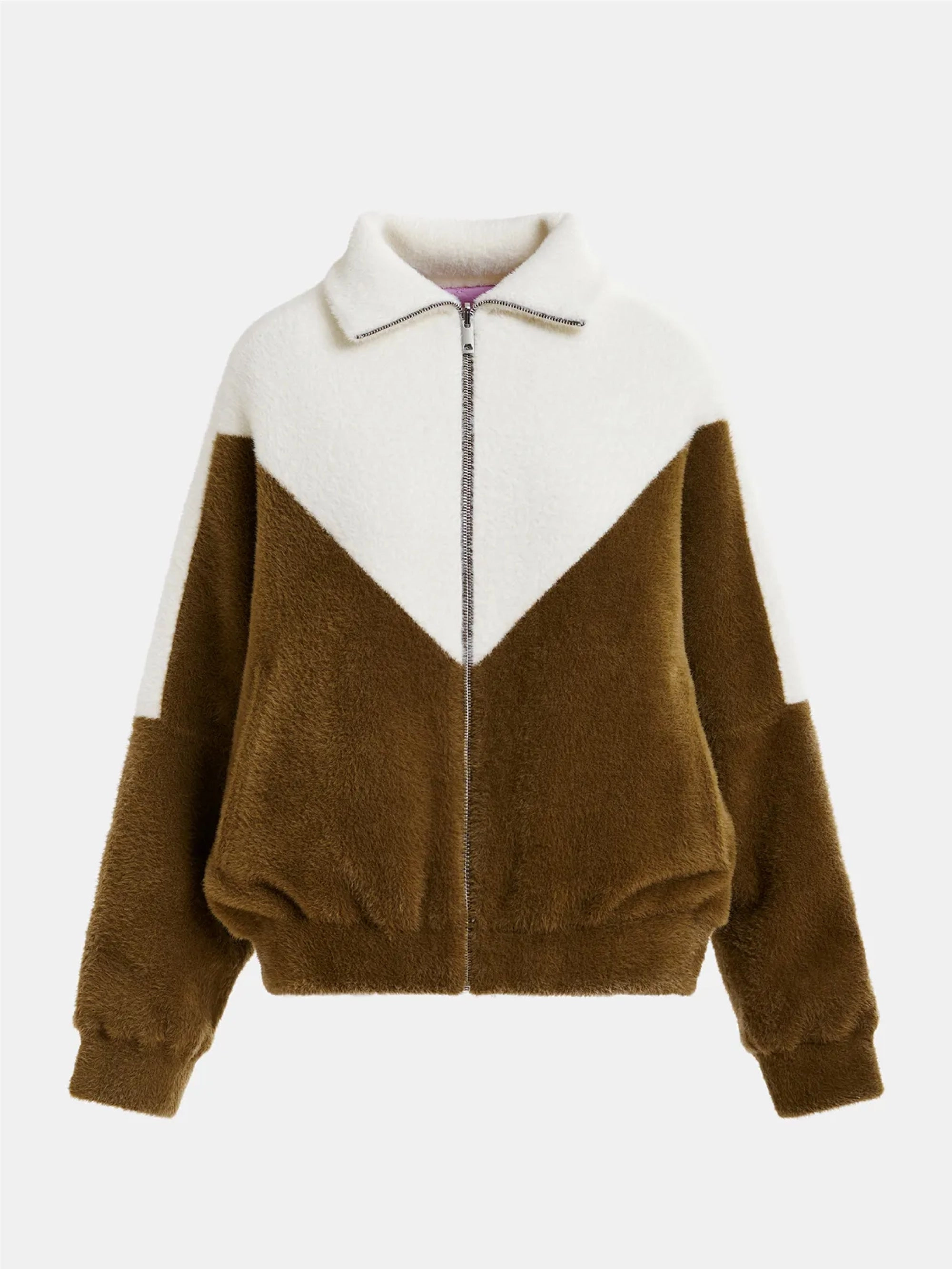 Oversized Reversible Khaki Bomber