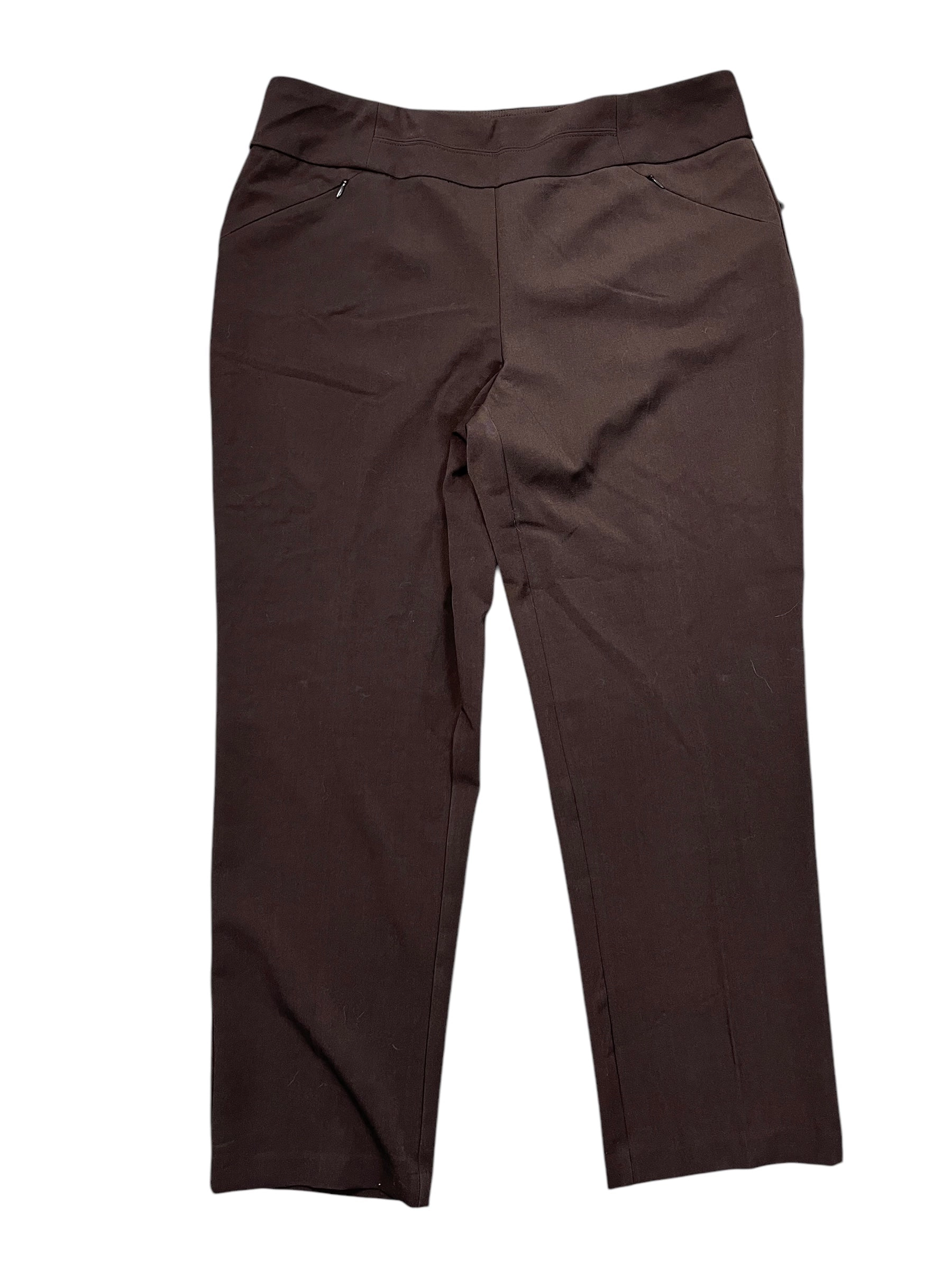 Pants Cropped By Investments In Brown, Size:Xl