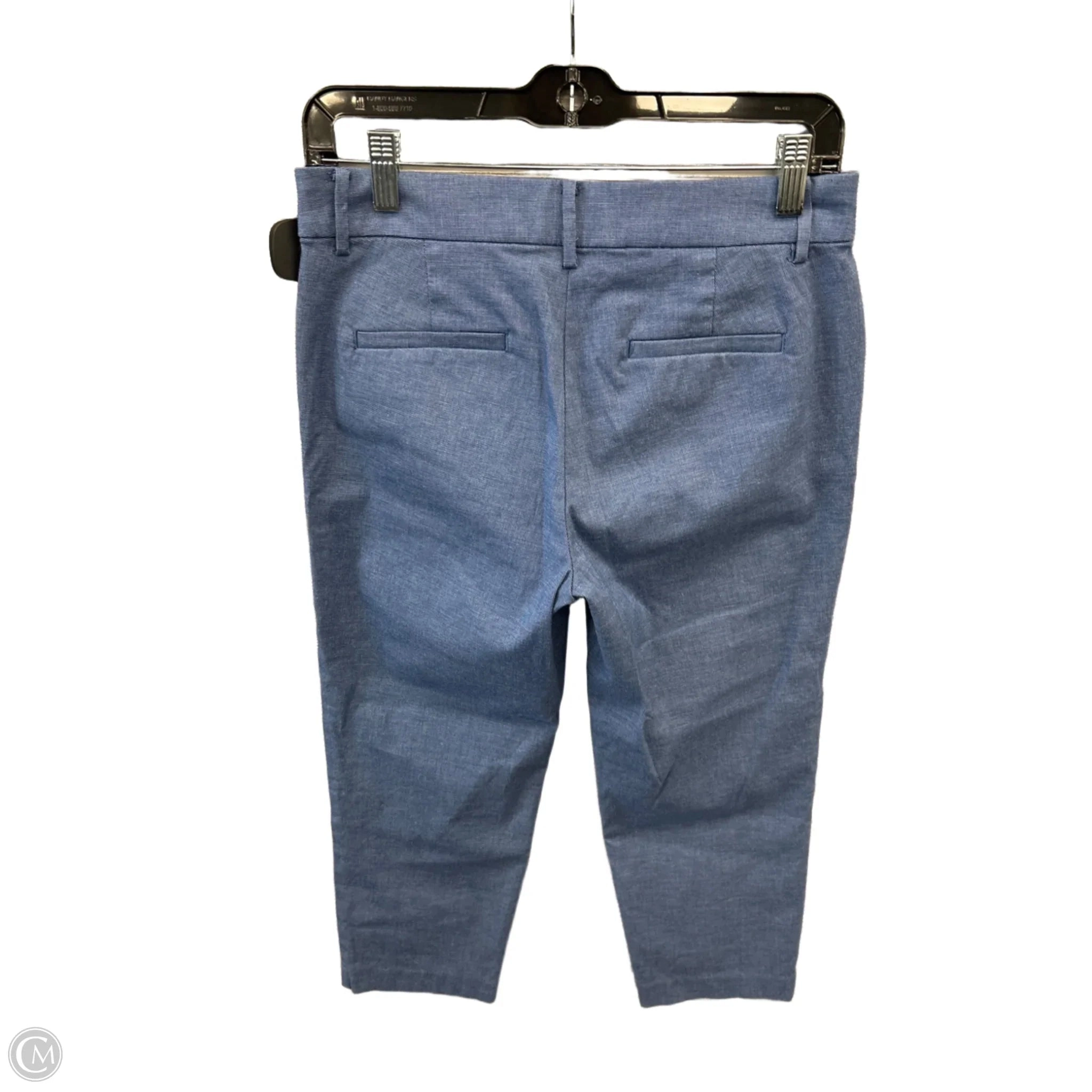 Pants Cropped By Loft In Blue, Size: 4p
