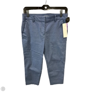 Pants Cropped By Loft In Blue, Size: 4p