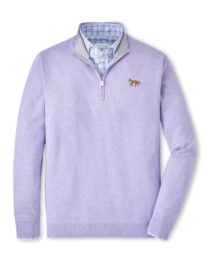 Peter Millar Coolspun Cotton Quarter Zip Sweater