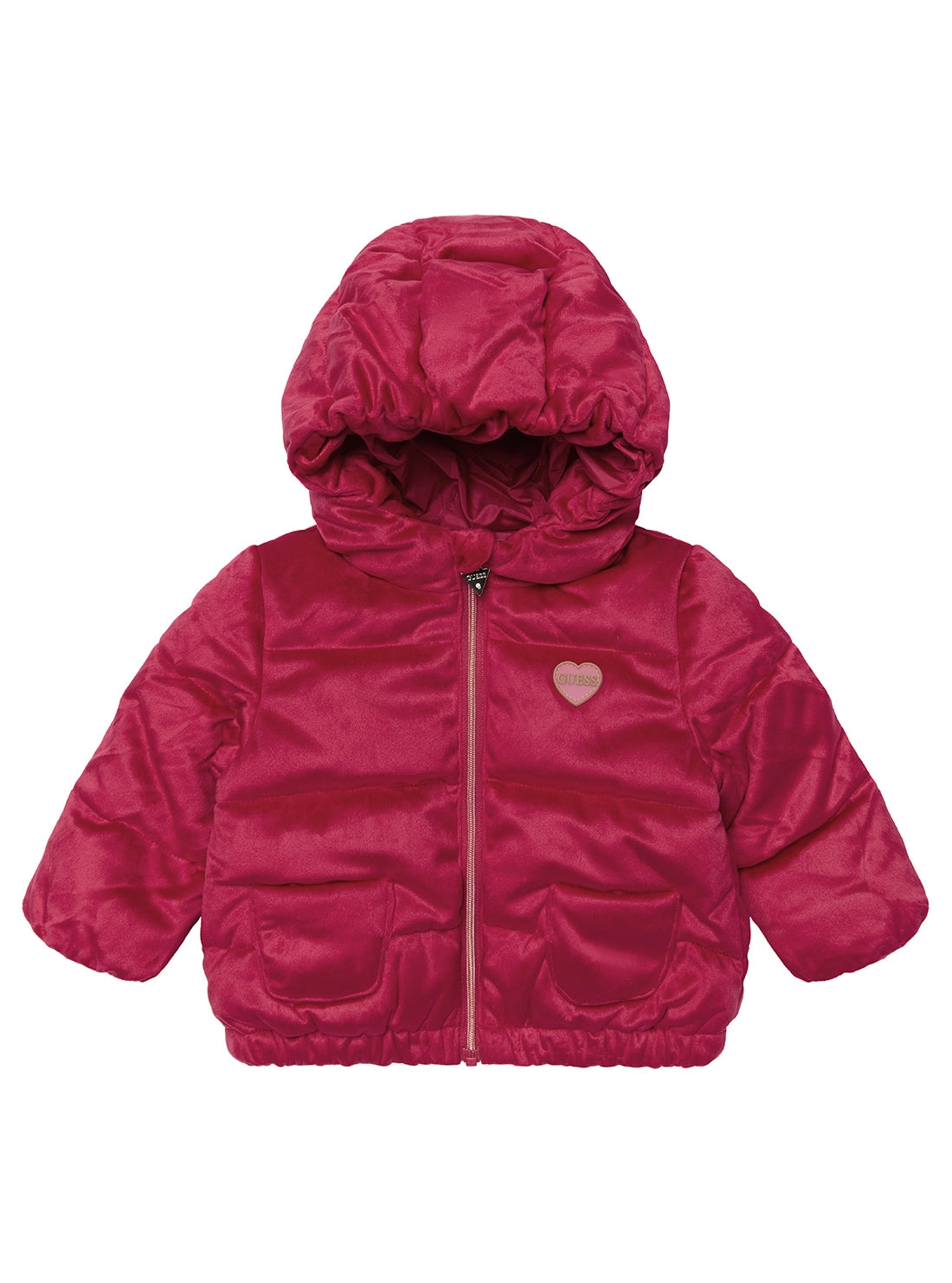 Red Long Sleeve Padded Jacket (0–18m)