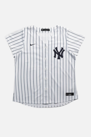 Rework Crop NY Yankees MLB Jersey - Women's XL