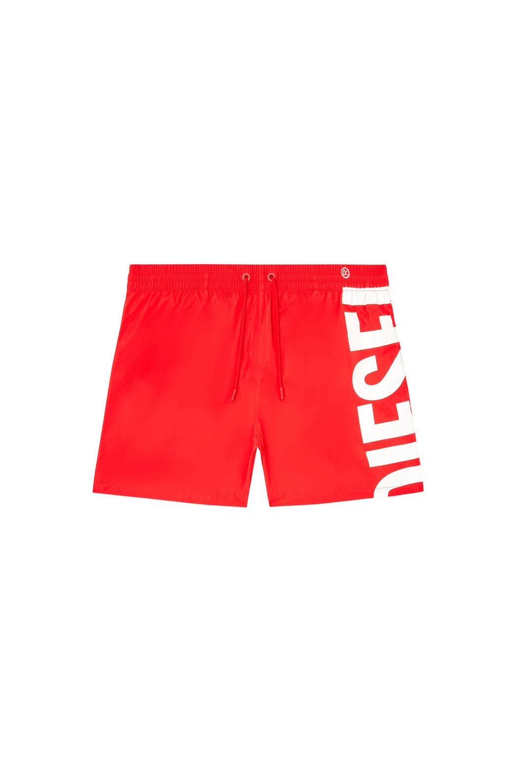 Rio-41-D-Core Mid-length swim shorts with maxi logo Red/White