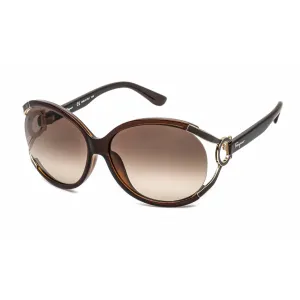 Salvatore Ferragamo Women's Sunglasses - Dark Brown Oversized Frame | SF600S 220