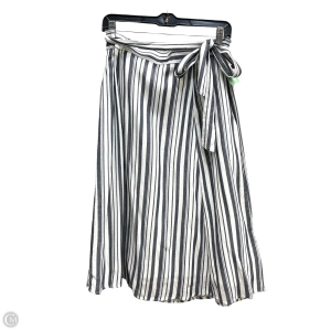 Skirt Maxi By Loft In Striped Pattern, Size: 12