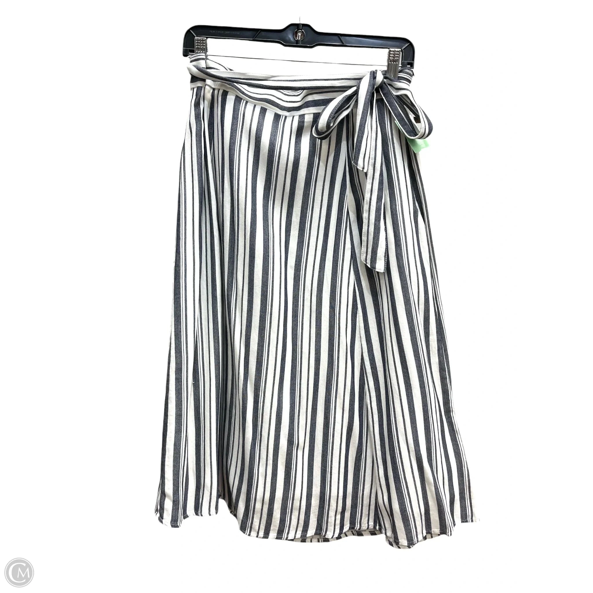 Skirt Maxi By Loft In Striped Pattern, Size: 12