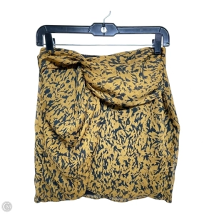 Skirt Mini & Short By Zara In Black & Yellow, Size: M