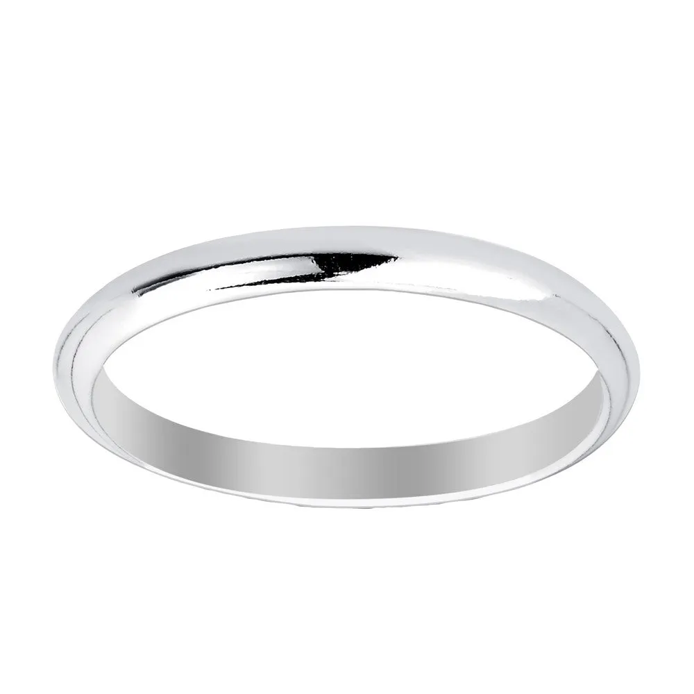 Sterling Silver 3mm Band Ring - R-03