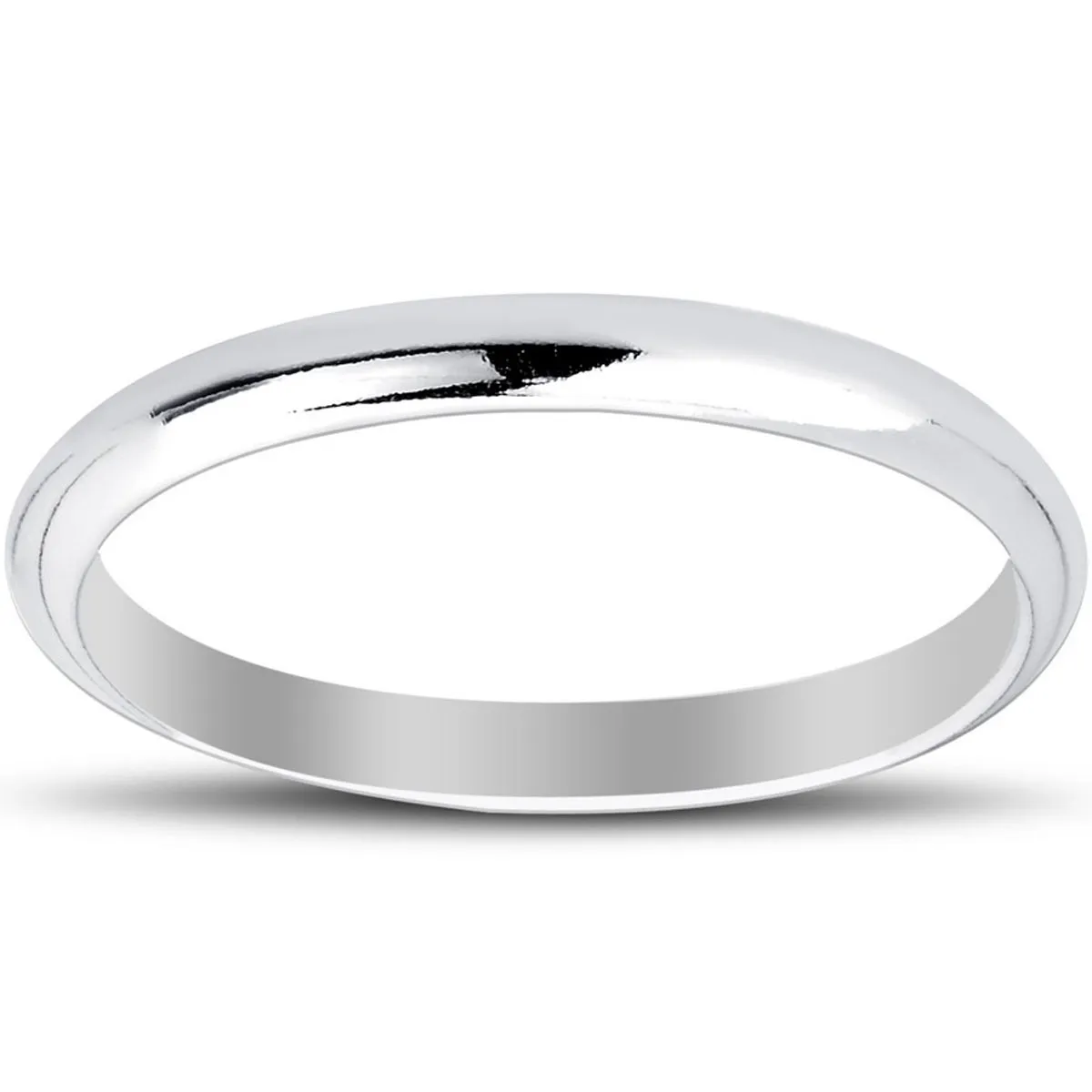 Sterling Silver 4mm Band Ring - R-04