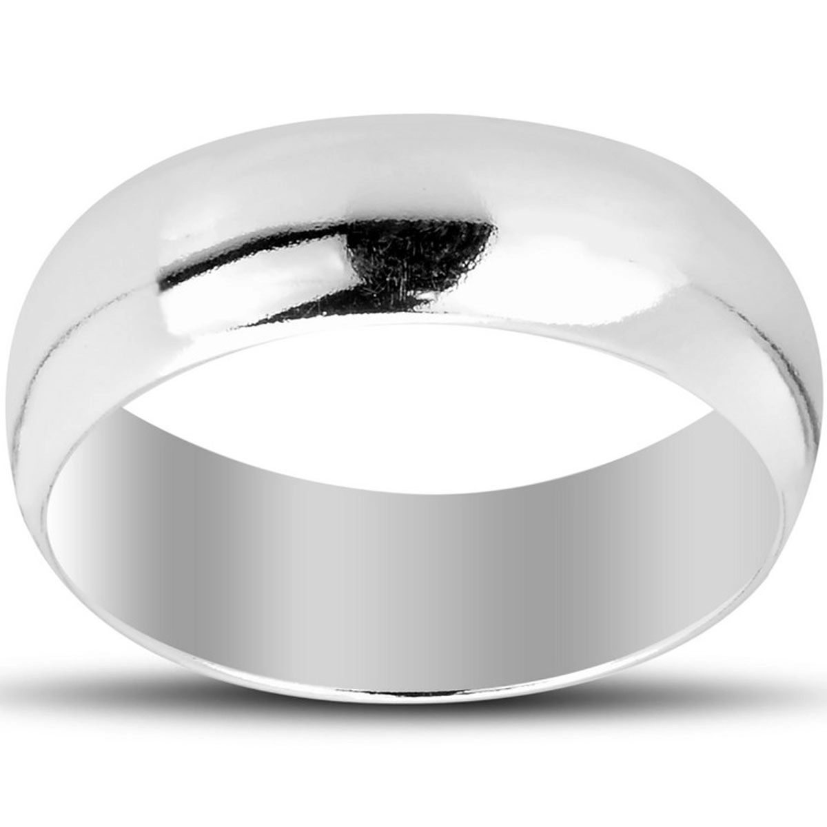 Sterling Silver 7mm Band Ring - R-07