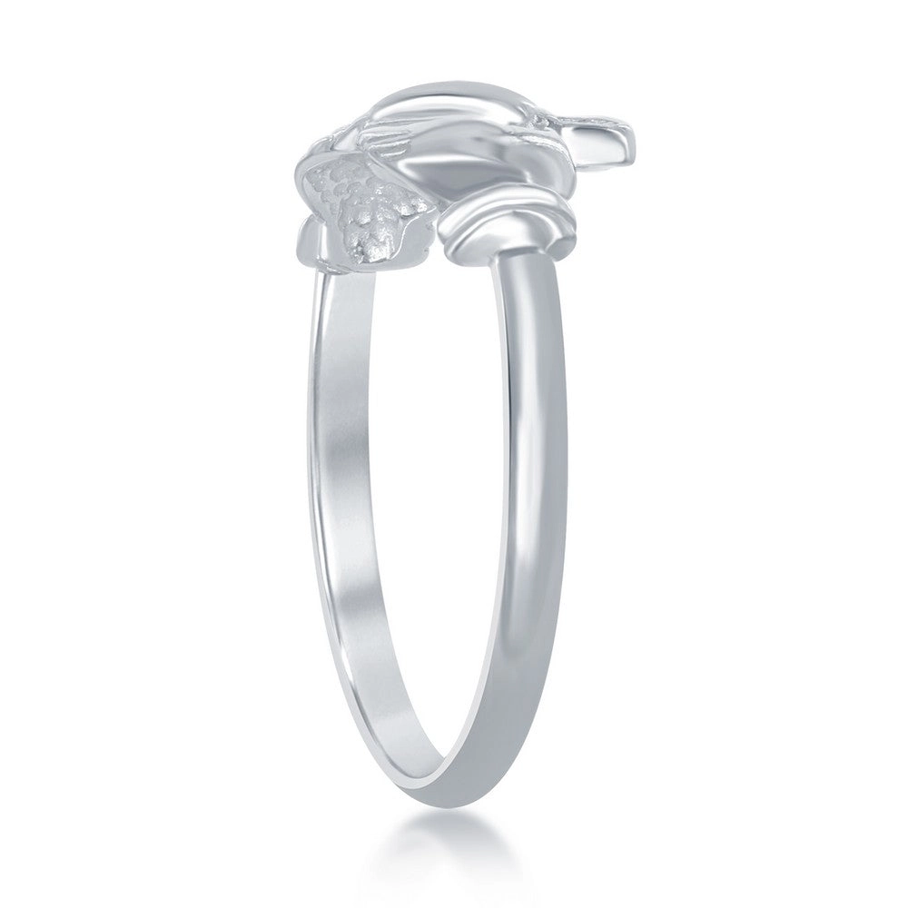 Sterling Silver Claddagh Ring - W-1800