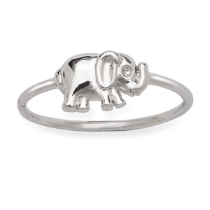 Sterling Silver Small Elephant Ring - W-1339
