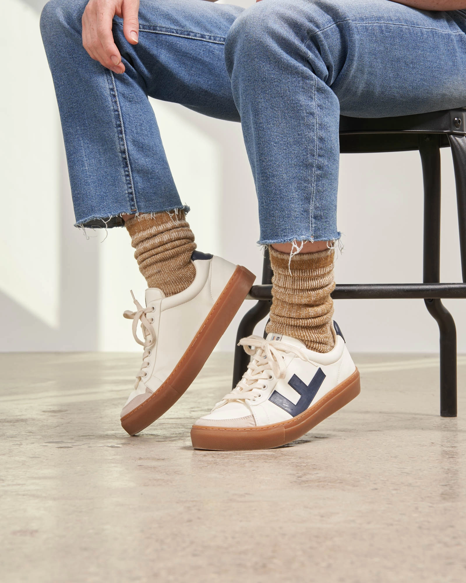 Striped SoftHemp™ Trail Sock