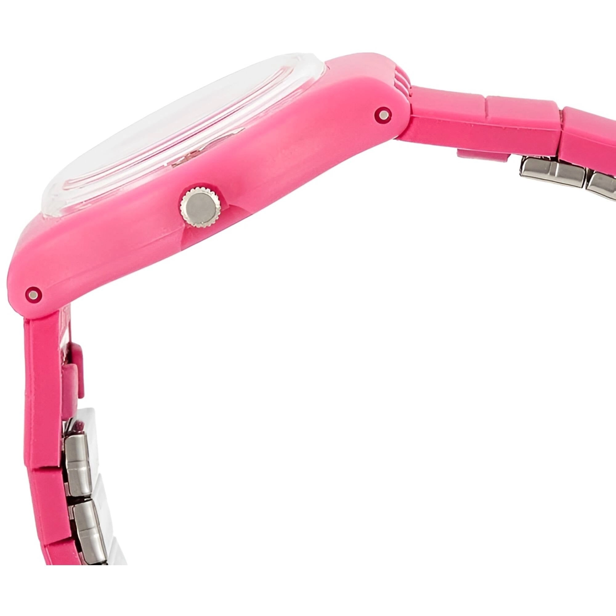 Swatch Women's Watch - Flexipink Quartz Pink Dial Steel Expansion Bracelet | LP149B