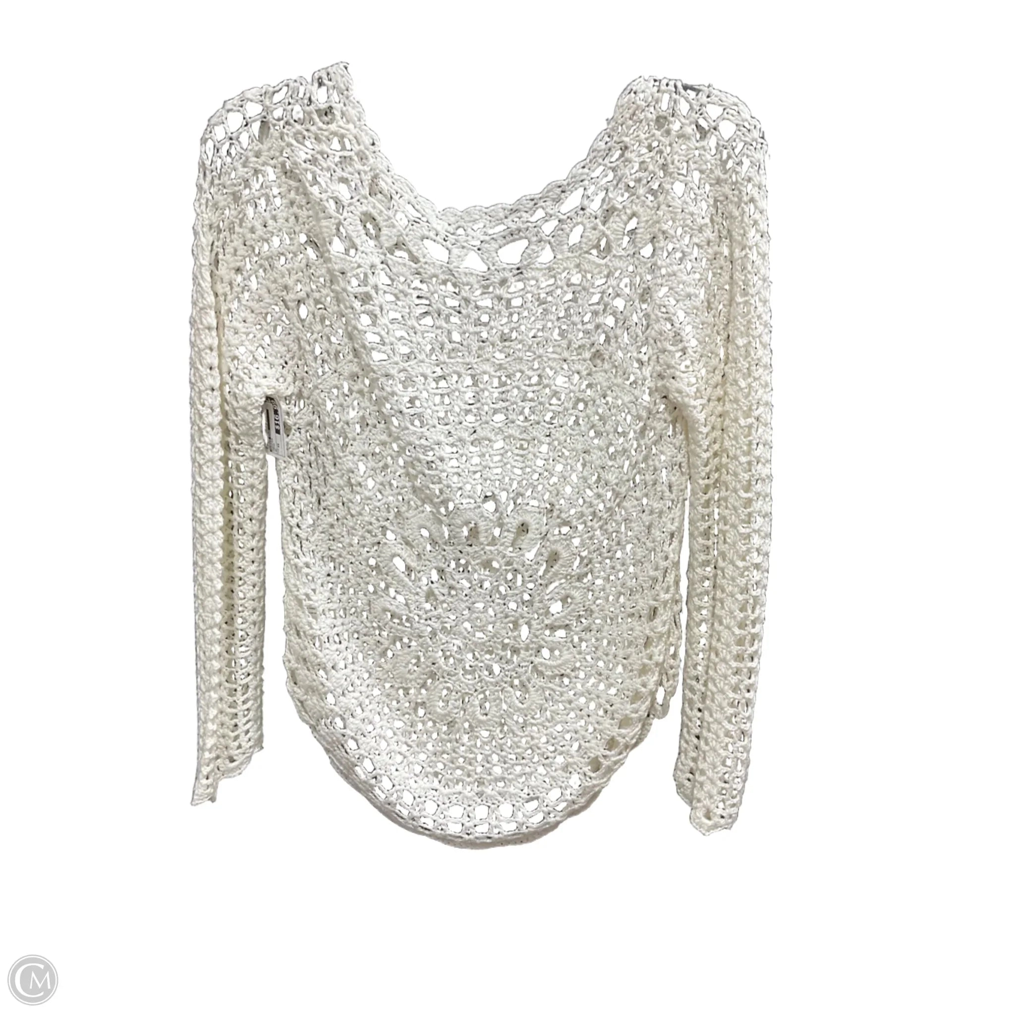 Sweater By Karen Kane In Cream, Size: Xs