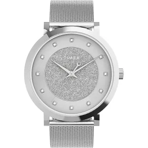 Timex Women's Watch - Celestial Opulence Silver Tone Dial Steel Bracelet | TW2U67000
