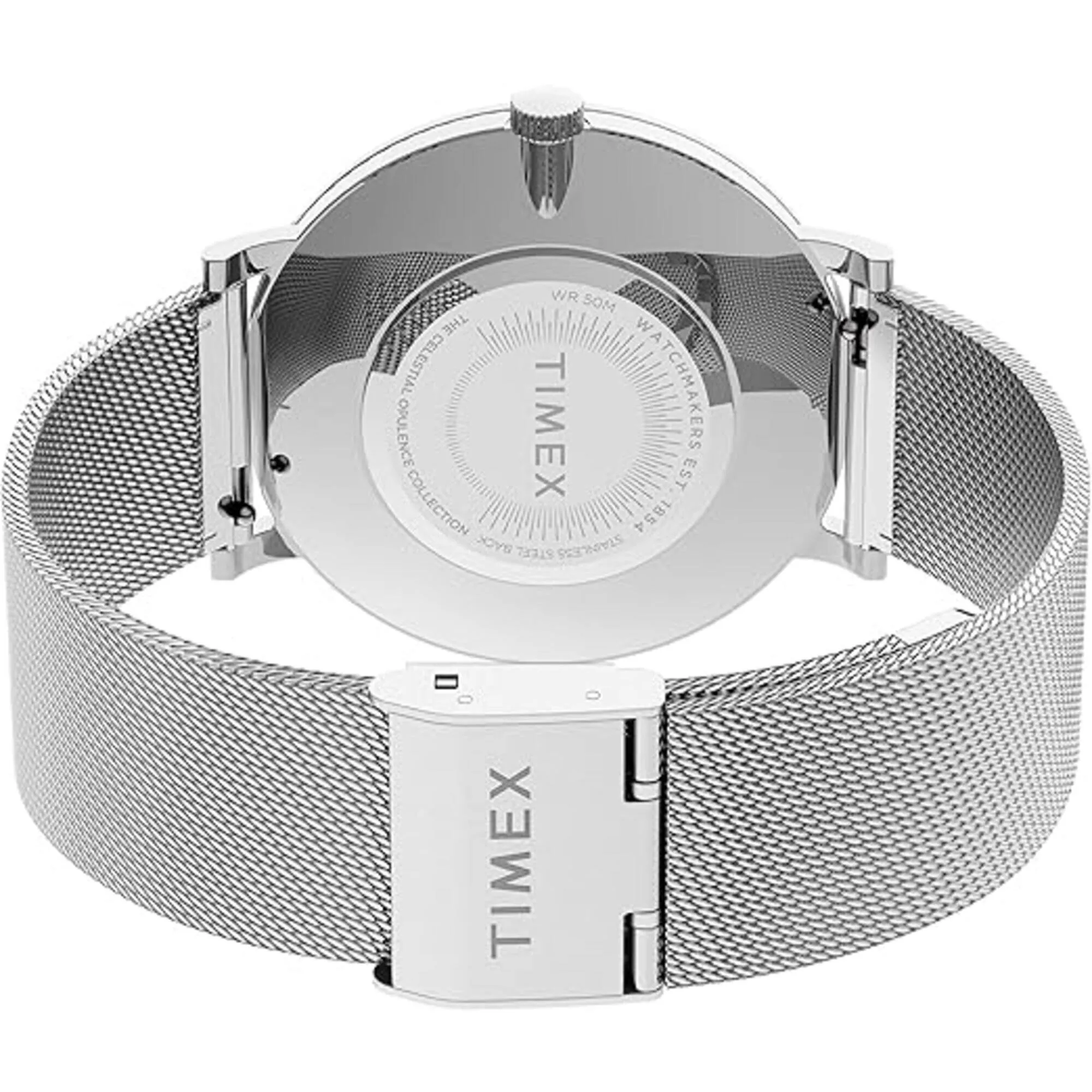 Timex Women's Watch - Celestial Opulence Silver Tone Dial Steel Bracelet | TW2U67000