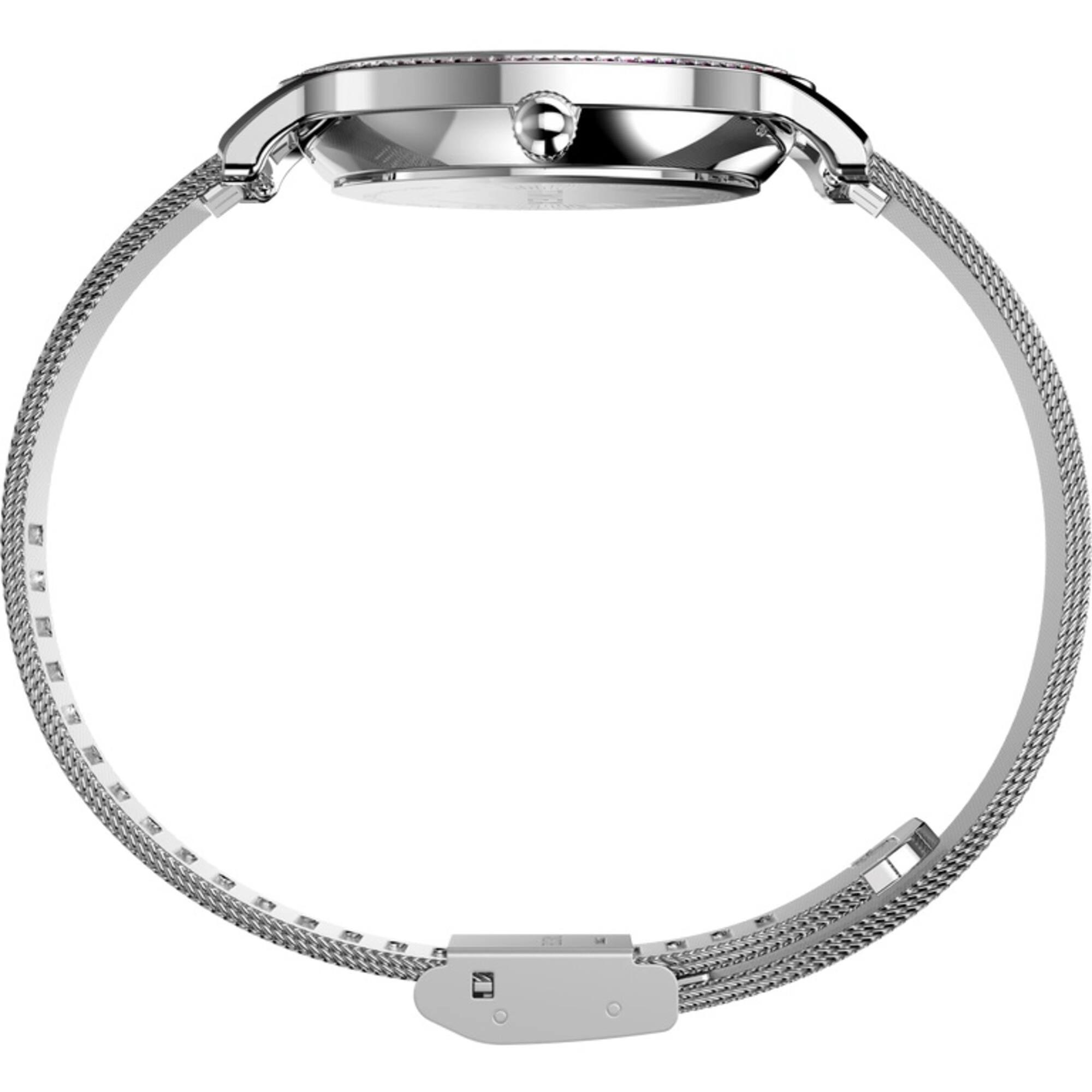 Timex Women's Watch - Transcend Silver Dial Stainless Steel Bracelet | TW2W19100VQ