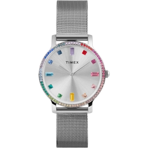 Timex Women's Watch - Transcend Silver Dial Stainless Steel Bracelet | TW2W19100VQ