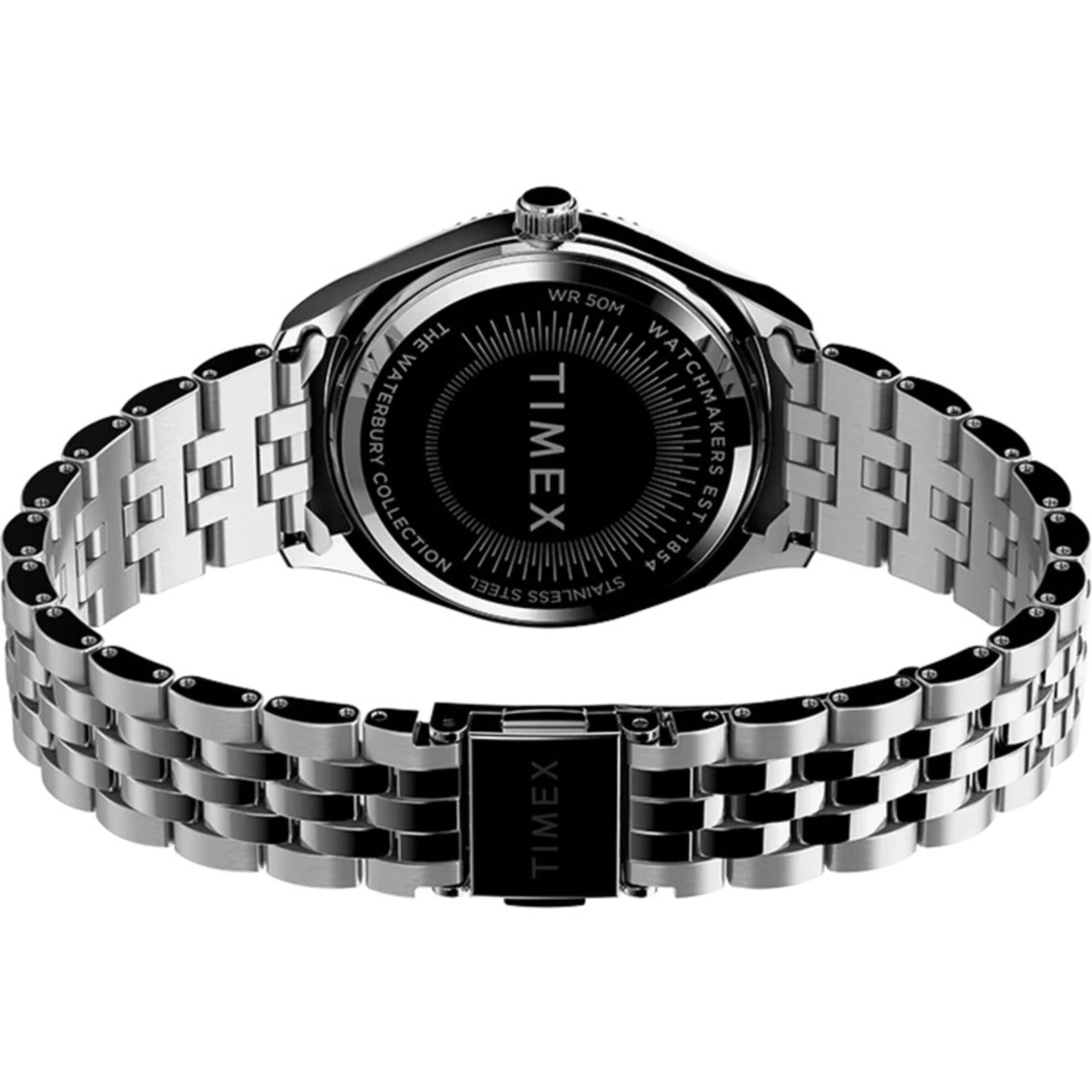 Timex Women's Watch - Waterbury Legacy Boyfriend White Dial Bracelet | TW2U78700VQ