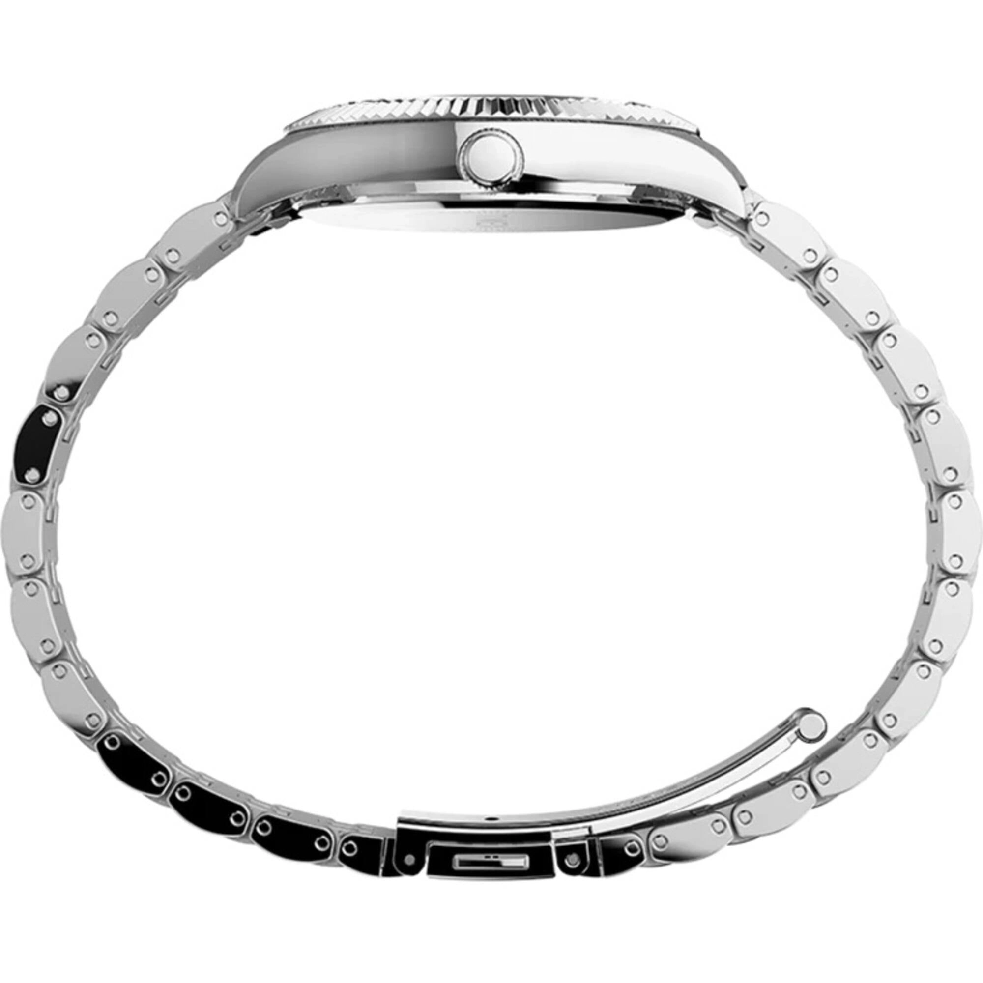 Timex Women's Watch - Waterbury Legacy Boyfriend White Dial Bracelet | TW2U78700VQ