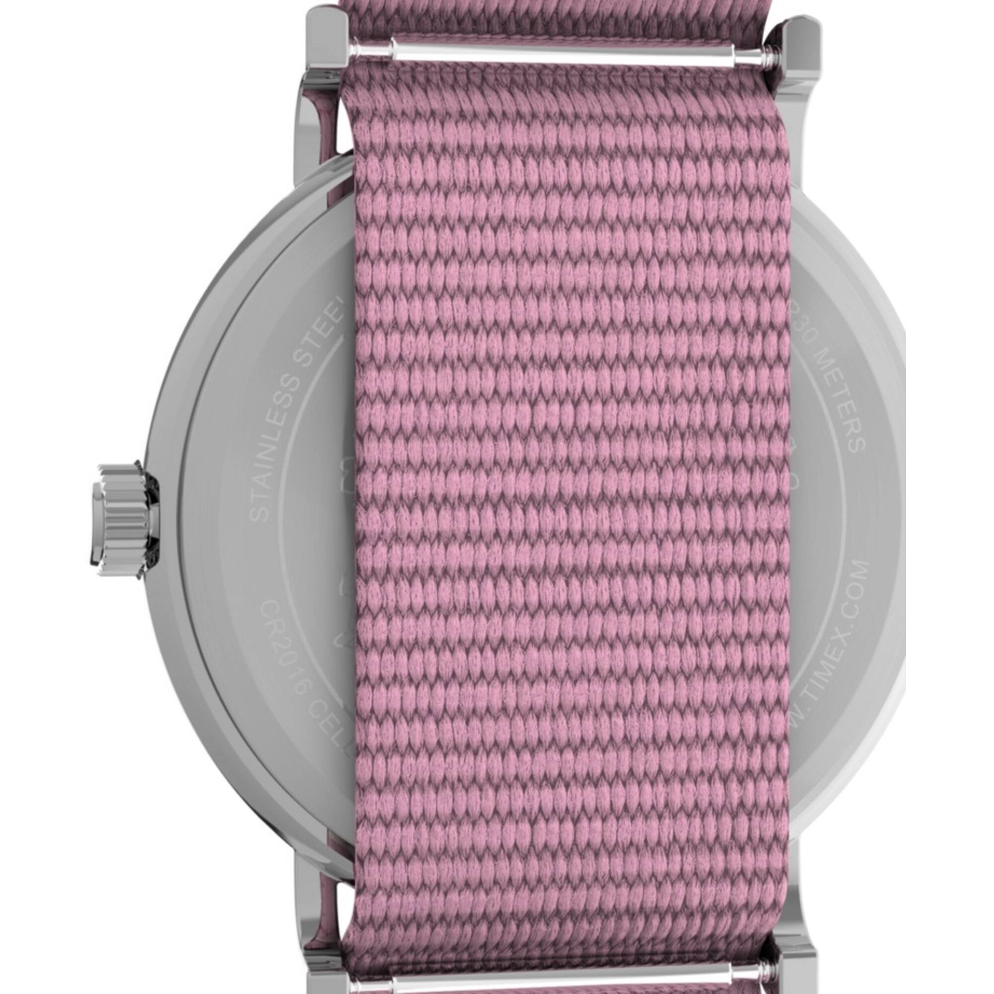 Timex Women's Watch - Weekender X Peanuts In Bloom Pink Fabric Strap | TW2V77800GP