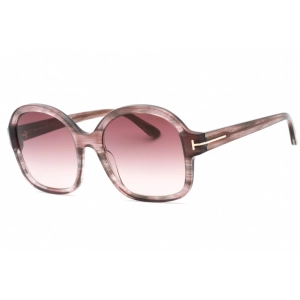 Tom Ford Women's Sunglasses - Shiny Violet Plastic Oversized Shape Frame | FT1034 81Z