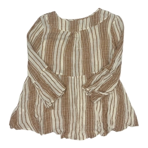 Top 3/4 Sleeve By Blue Rain In Tan, Size:L